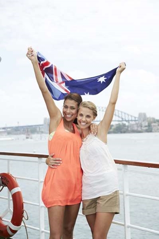 australia day onboard p&o