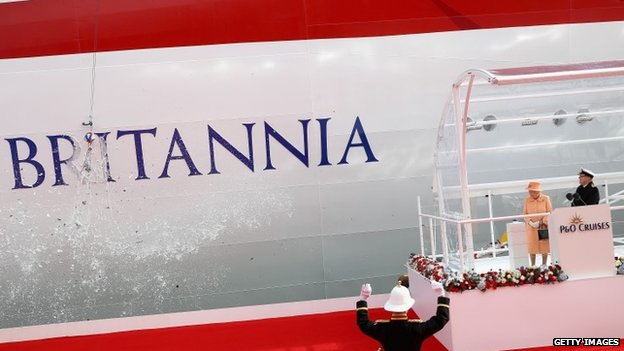 Queen toasts to Britannia