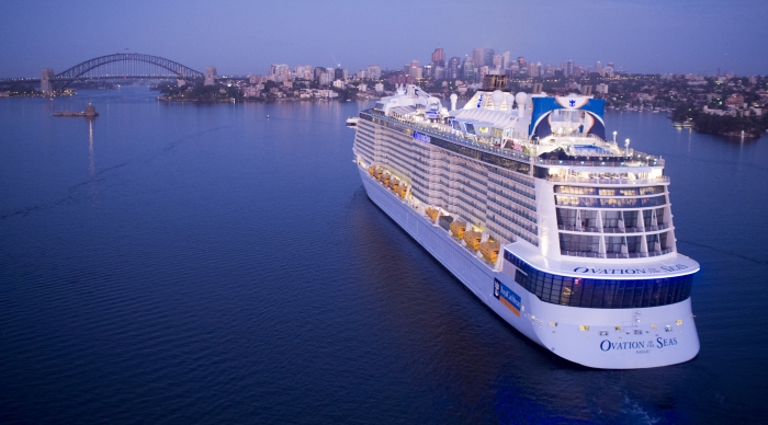 Ovation of the Seas Arriving in Australia