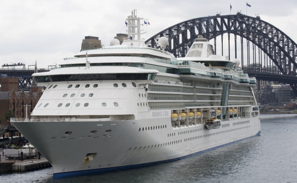 Radiance of the Seas in Sydney Harbour