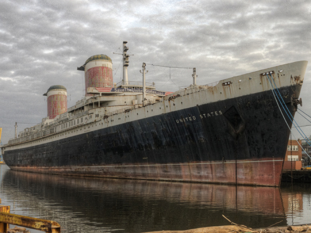 SS United State in disrepair